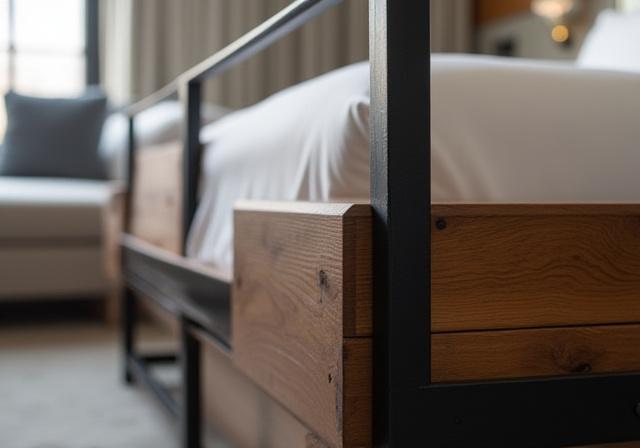 Industrial chic boutique hotel furniture